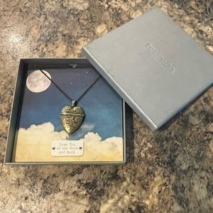 BRAND NEW Love You To The Moon Necklace with keepsake box (shown in Pictures)